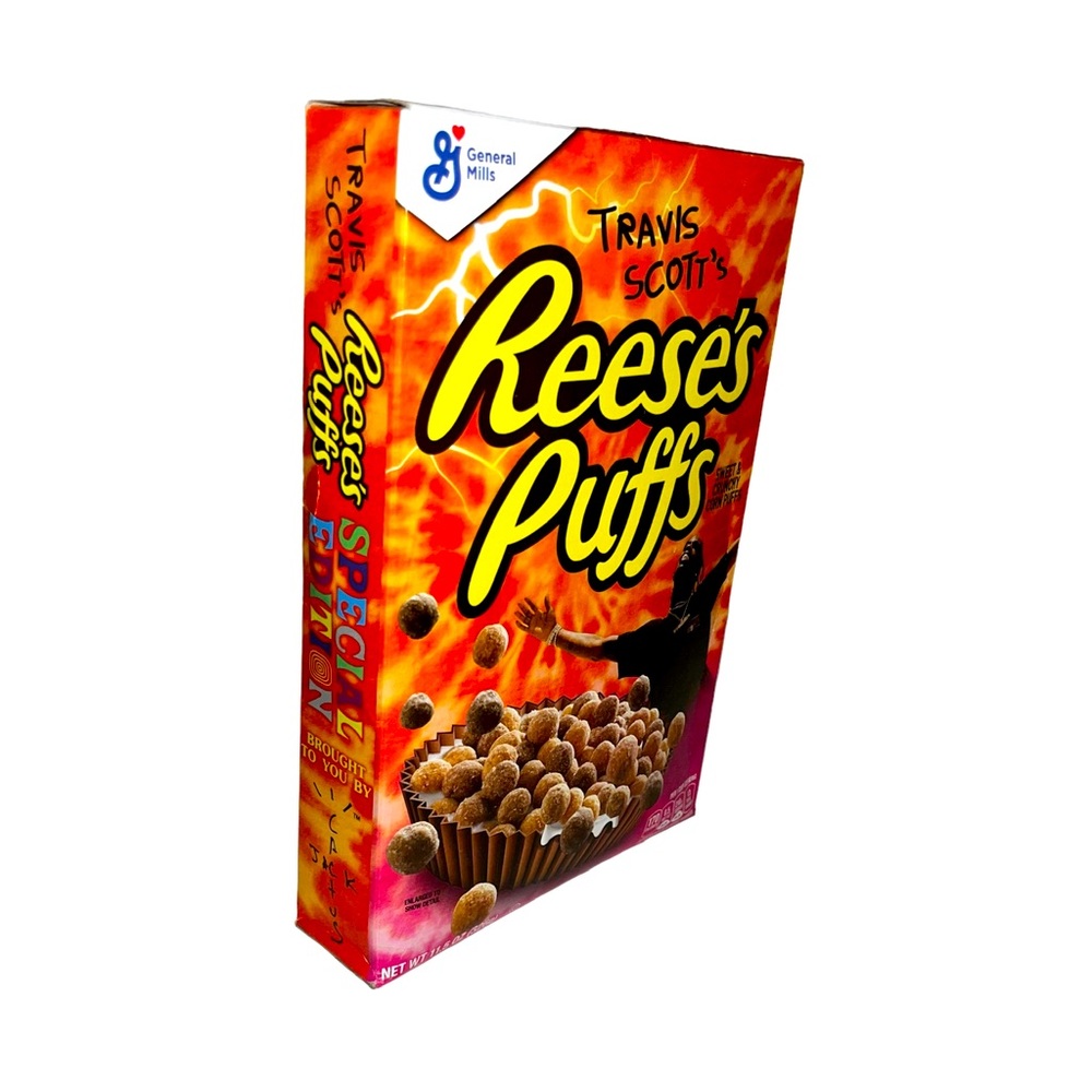 2019 Cactus Jack Rare Travis Scott X Reese’s Puffs Collab Cereal Collectors Item
